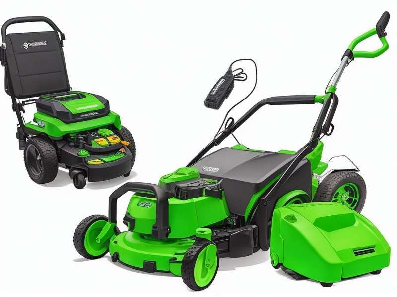 Greenworks 48V 20 Brushless Cordless Push Lawn Mower + 24V Brushless Drill Driver