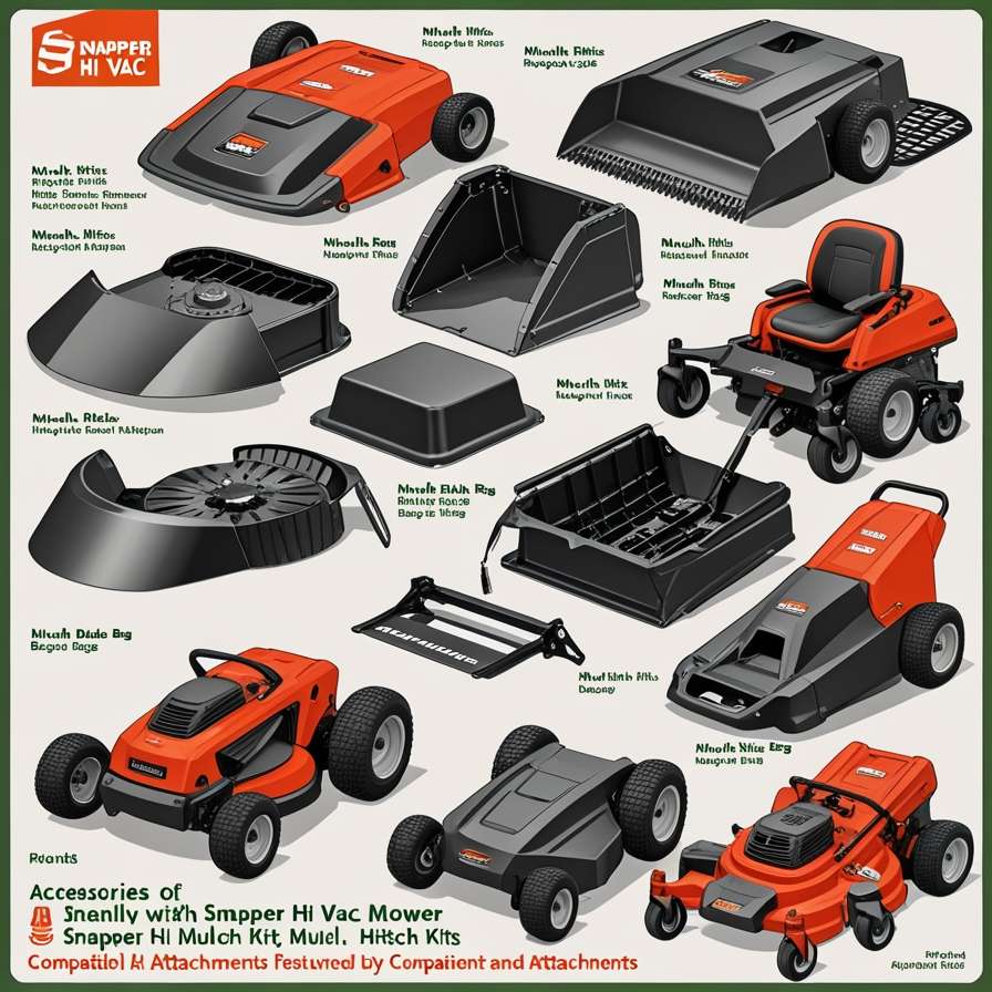 Accessories and Attachments of Snapper Hi Vac mower