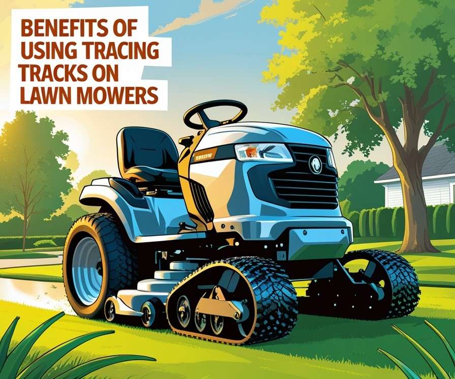 Benefits of Using Tracks on Lawn Mowers
