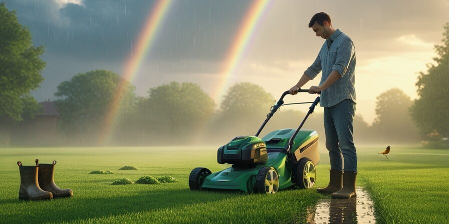 can you mow a wet lawn can you mow a wet lawn
